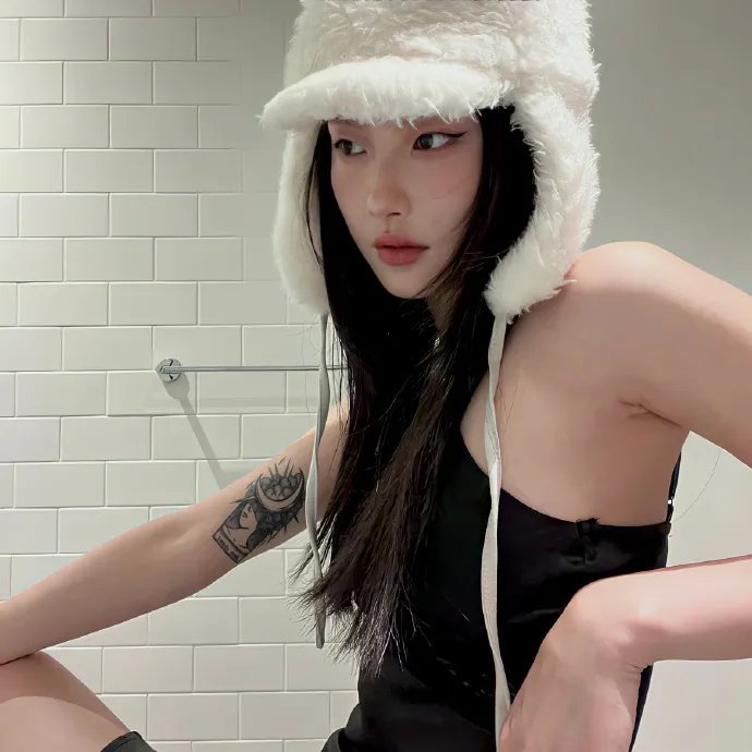 冬天的女子